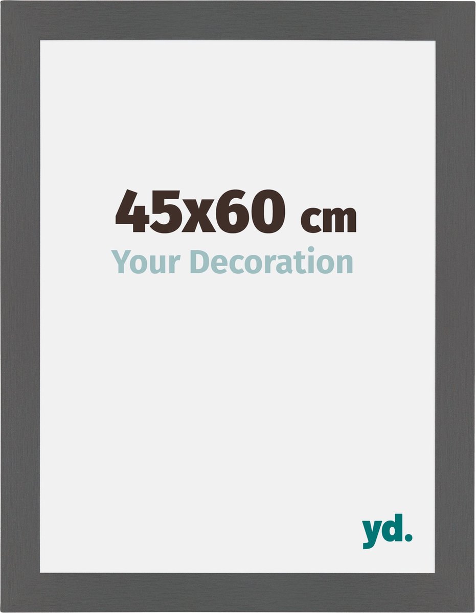 yd. Your Decoration - Fotolijst 45x60 cm - MDF - Antraciet - Mura