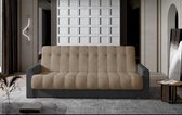 Maxi Huis - sofa-bank Garett met de slaapfunctie bruin 210 cm