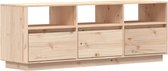 vidaXL - Tv-meubel - 140x37x50 - cm - massief - grenenhout