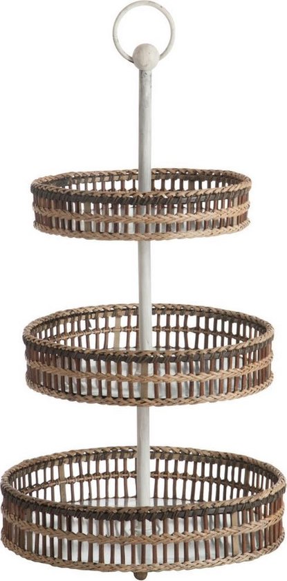 Rotan etagere cheap