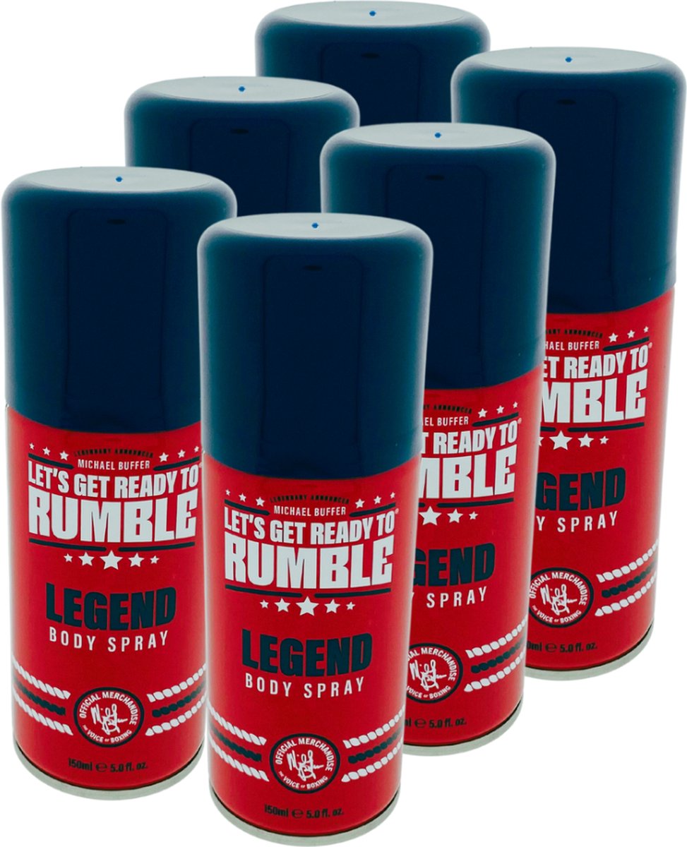 Let’s Get Ready To Rumble Bodyspray 150ml – Legend 6x