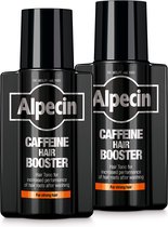 Alpecin Black Hair Booster Tonic 2x 200ml | Voorkomt haaruitval en ondersteunt de haargroei | Voor alle haar en hoofdhuid types | Energizer voor sterk haar | Made in Germany