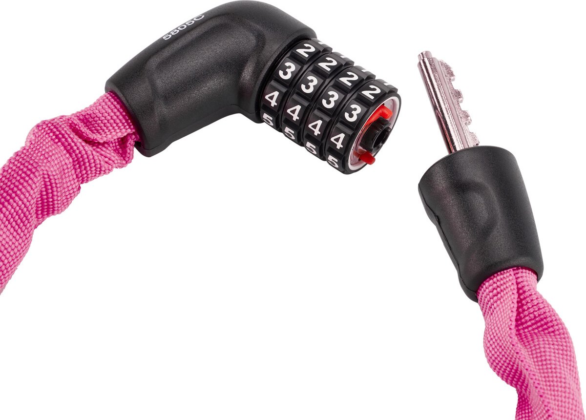 Fietsslot ABUS Kettingslot - Steel-O-Chain™ 5805C - Security level 5 - roze - 75 cm - Geschikt voor elektrische fietsen en stadsfietsen – foto 3