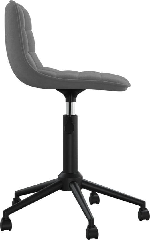 Eetkamerstoelen 6 st draaibaar fluweel zwart Eetkamerstoelen 6 st draaibaar fluweel zwart