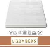 Bamboo Topper Nasa Traagschuim - 160x200x12cm - LizzyBeds