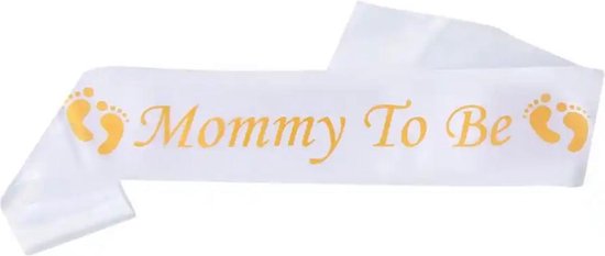Foto: Akyol mommy to be sjerp mommy to be sjerp mom to be mom to be sjerp wit babyshower schouderriem mummy to be satijnen lint