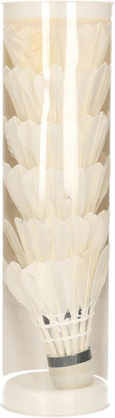 Set de 10 volants de badminton avec plumes blanc - Volants Ressorts pour  jouer au