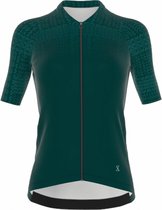 Maillot cycliste 'Green Chic' manches courtes taille S