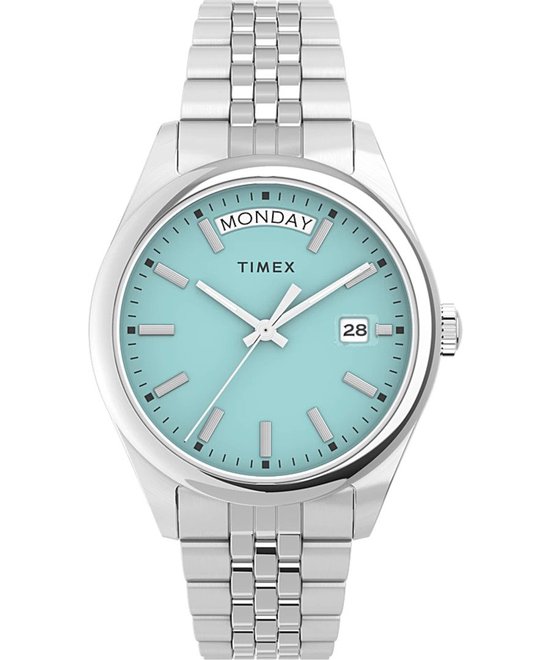 Timex Legacy Horloge - Staal - Zilverkleurig - Ø 36