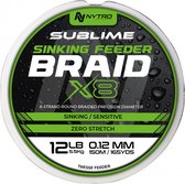 Nytro Sublime Sinking Feeder Braid X8 (150m) - Maat : 0.10mm