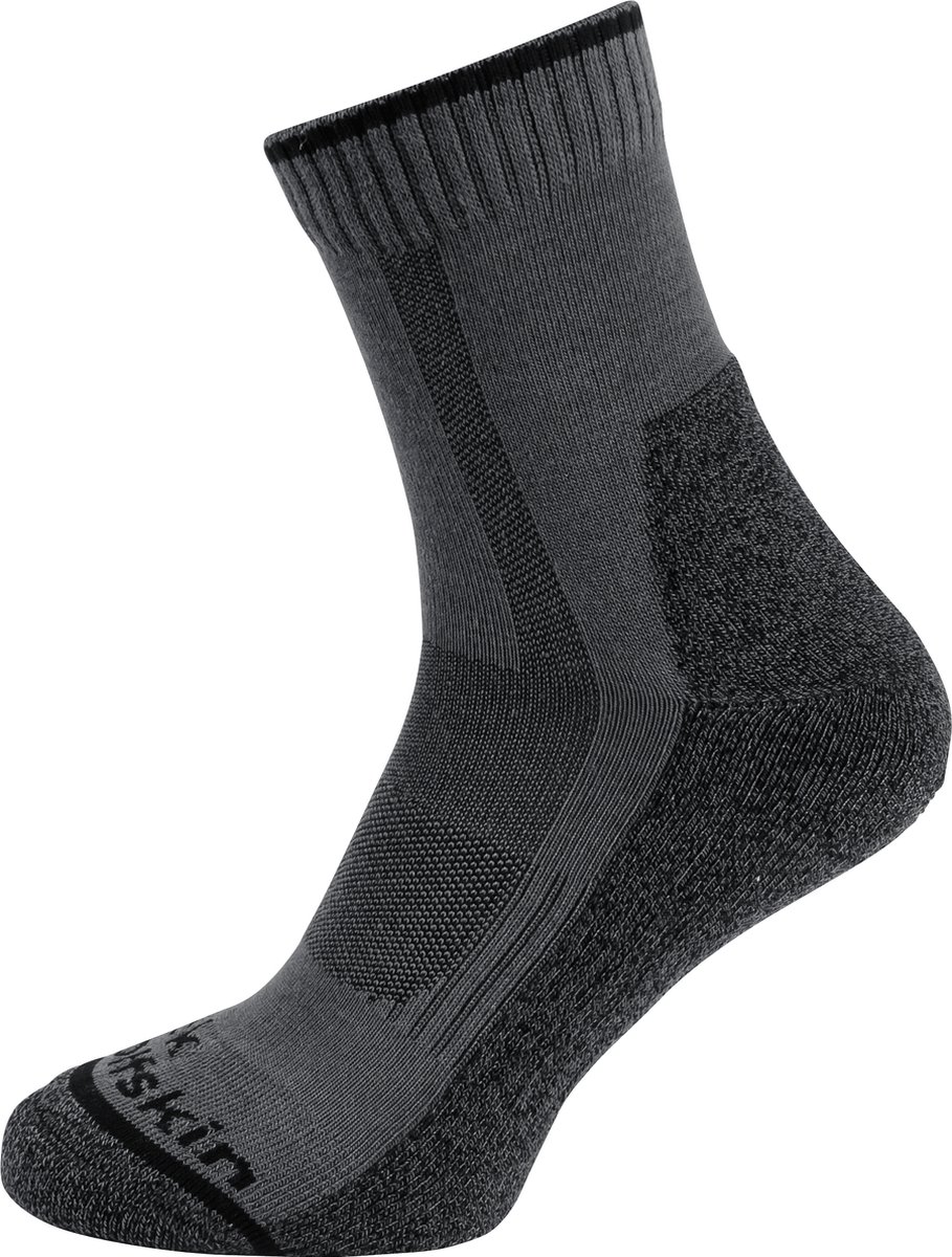 Jack Wolfskin HIKE FUNC SOCK LOW C Unisex Sportsokken - dark grey - Maat 47-49