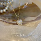 Fashion jewelry|Dames Ketting|Valentijns cadeau| gift|verrassing||Liefde hart