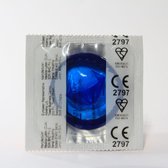 Blauwe Bessen smaak - Flavoured - Condoom - Anoniem verstuurd - Per Stuk