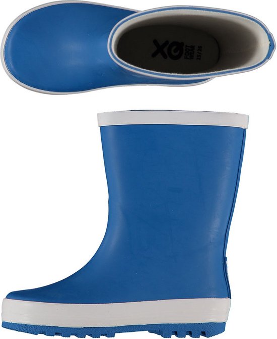 XQ - Regenlaarzen Kinderen - Rubber - Kobalt Blauw - Maat 33/34 - Unisex
