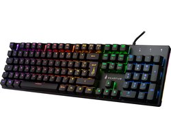 SureFire KingPin M2 toetsenbord Gamen USB AZERTY Frans Zwart, Metallic