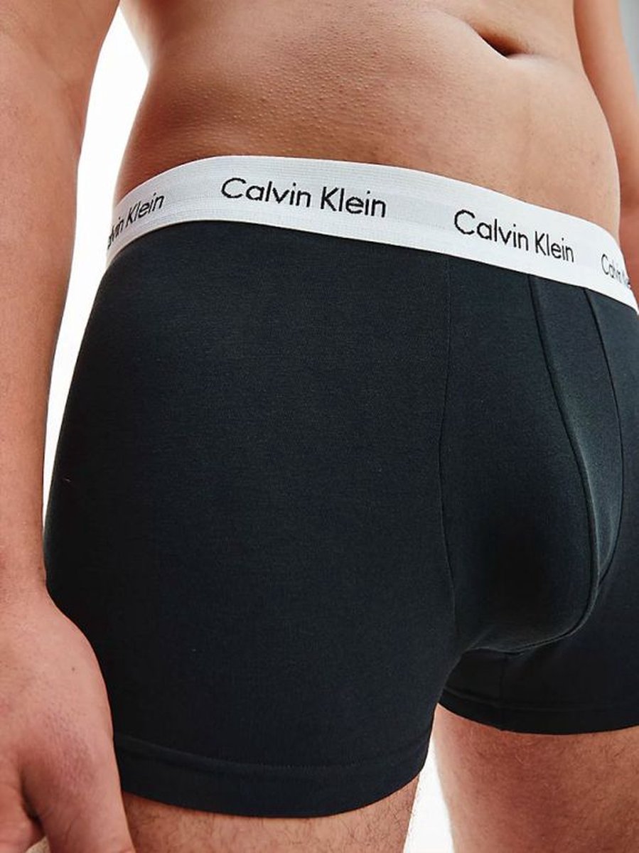 Calvin Klein Boxershorts - Heren - 3-pack - Wit/Blauw/Rood - Maat S |  bol.com