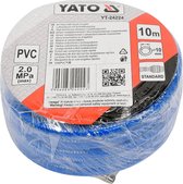 YATO Luchtslang met koppeling 10 mm x 10 m PVC blauw