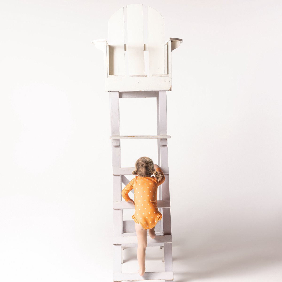Swim Essentials UV Badpak Meisjes Met Lange Mouwen - Oranje - Oranje Kiss — afbeelding 10