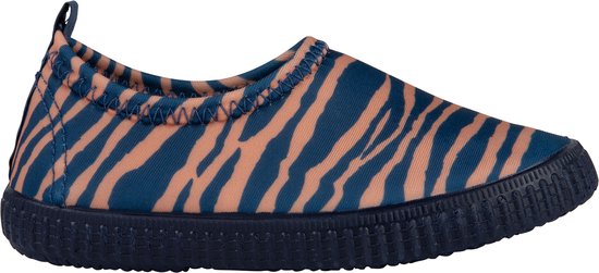 Swim Essentials Antislip Waterschoenen Kinderen - Blauw/Oranje Zebra