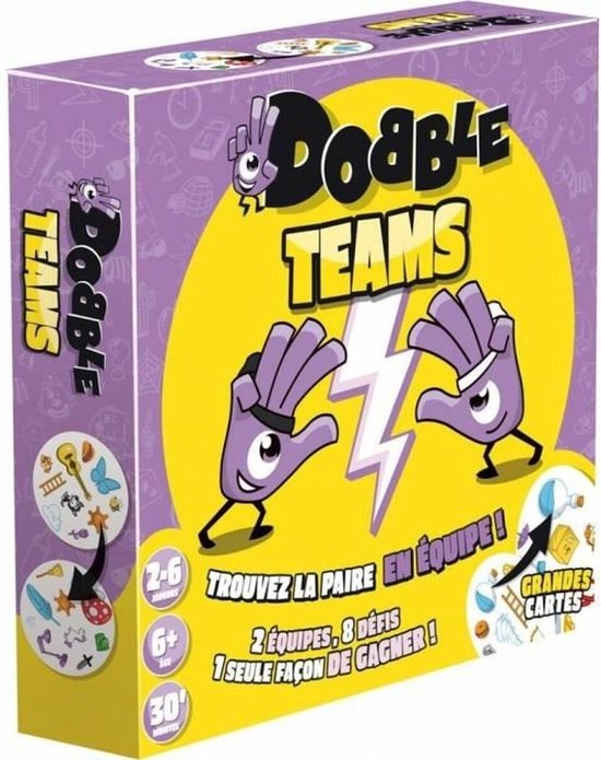 Thumbnail van een extra afbeelding van het spel Zygomatisch | Dobble -teams: spelen als team | Bordspel | Van 6 jaar oud | 2 tot 8 spelers | 15 minuten