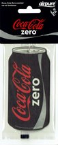 Coca Cola Zero Auto Geurhanger - Luchtverfrisser - 11cm - Cola Zero - Cola Zero blikje - Autoverfrisser