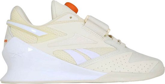 REEBOK Legacy Lifter III Weightlifting Sneakers – Classic White / Ftwr White / Smash Orange S23-R