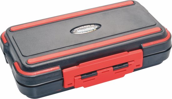 Foto: Predox part stocker box large tacklebox stockerbox kleur zwart en rood allround roofvis