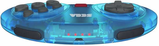 Sega Saturn - Wireless - 8 Button Arcade Pad ( Blue )