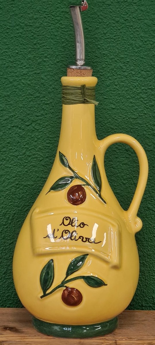 Olijfolie kannetje - Italiaans keramiek