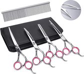 Hondenschaar / scissors for dogs and cats, dog grooming scissors, pet comb \ hondenverzorgingsschaar, set