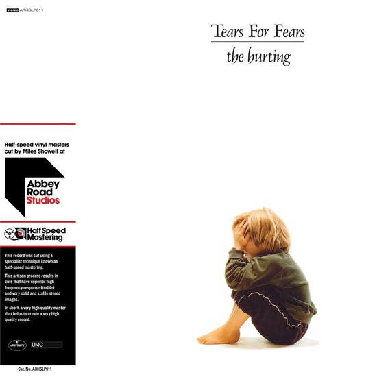 Tears For Fears - The Hurting albumhoes met jongen die zijn gezicht verbergt.