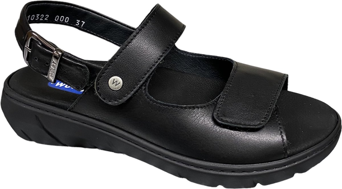 Wolky 0410322 000 Dames Sandalen – 39 Zwart