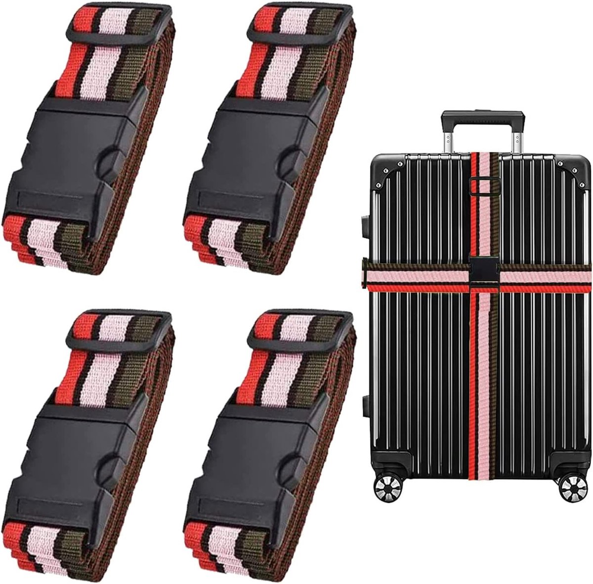 Kofferriemen set – Kofferriem – Reizen - Bagageband