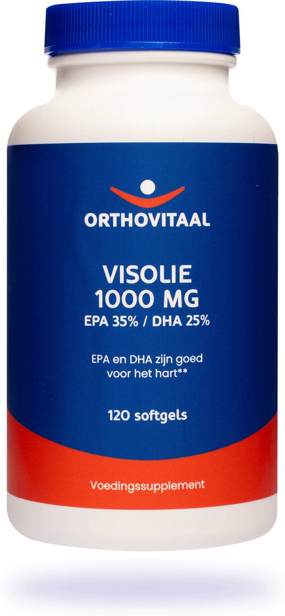 Goedkoopste OrthoVitaal Visolie 1000mg EPA 35 DHA 25 120 Softgels