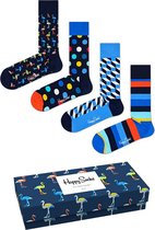 Happy Socks Happy Socks Navy Gift Box (4-pack) - unisex sokken - unisex sokken - Unisex - Maat: 36-40