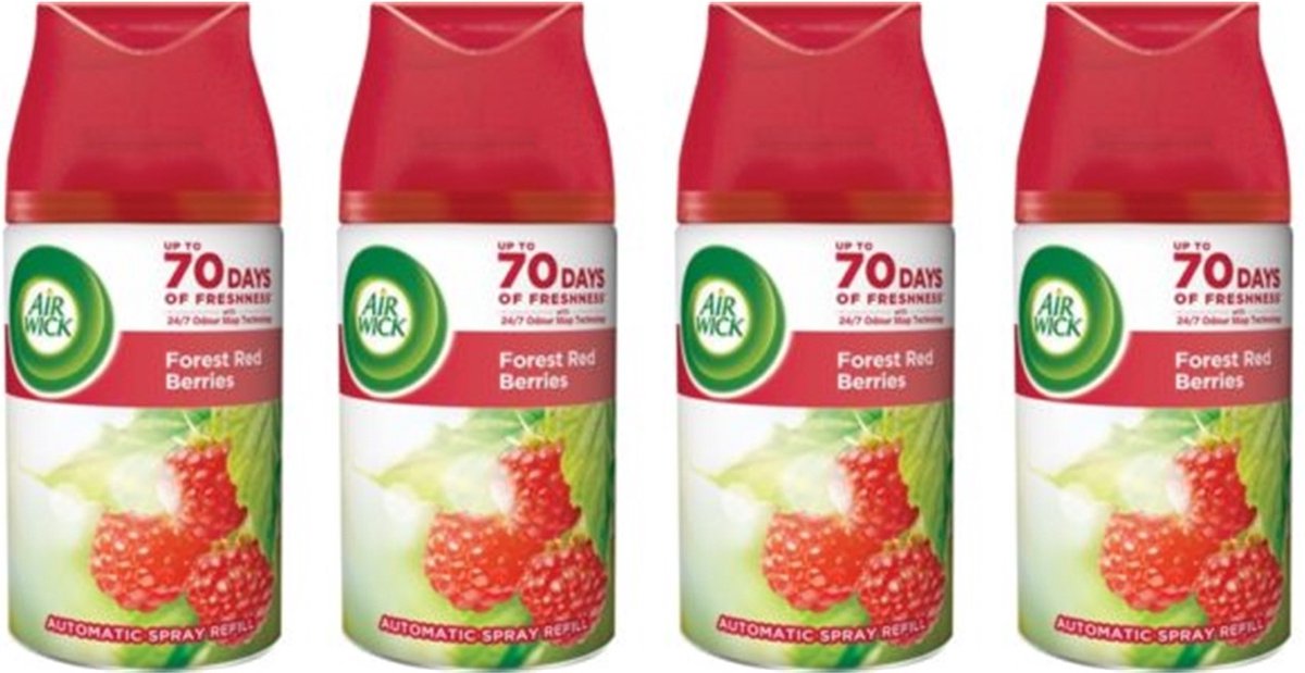 Air Wick Winter Berries - Voordeelverpakking 4 x 250 ml