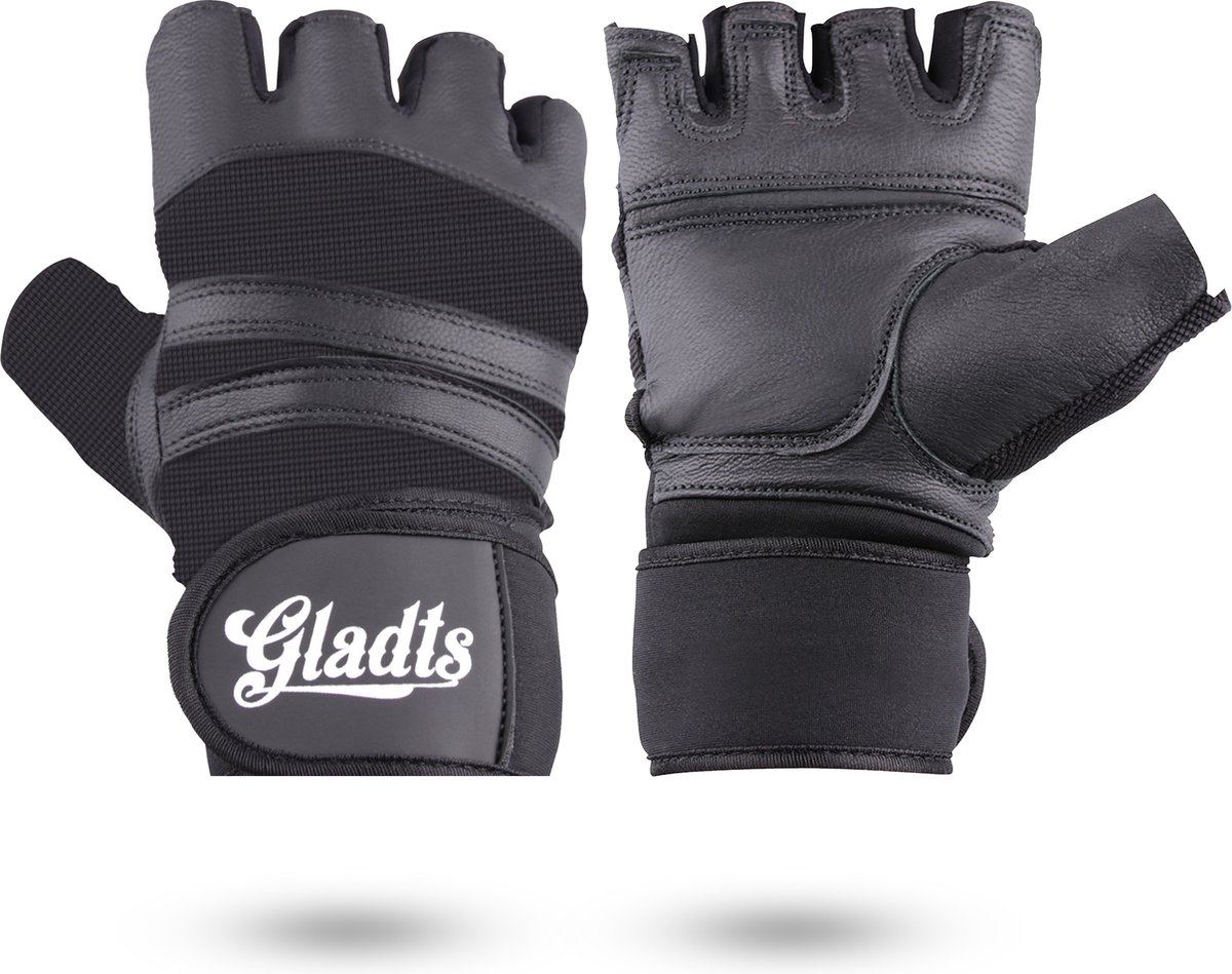 Gladts - fitness handschoenen - maat M - fitness handschoenen dames - fitness handschoenen heren -trainingshandschoenen