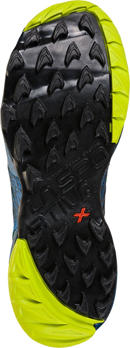 La Sportiva Akasha II Trailrunningschoenen Heren Storm Lime Punch 44.5 Blauw