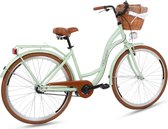 Goetze Style 28 pouces 3 vitesses vélo de ville à entrée basse vélo pour femme avec panier