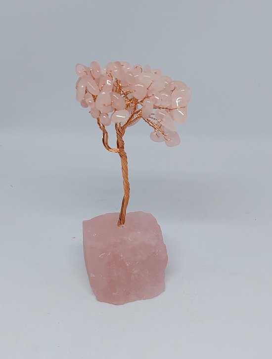 Geluksboompje Rozenkwarts met Ganesha (Wijsheid) - Feng Shui Webwinkel Geluksboompje Rozenkwarts met Ganesha (Wijsheid) - Feng Shui Webwinkel