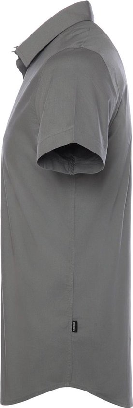 Chemise Grijs Manches Courtes Avec Stretch Carisma 9102 - XXL