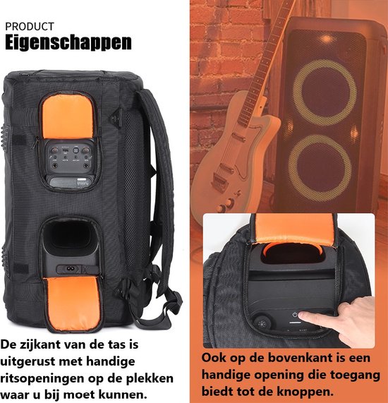 Luidspreker reistas voor PARTYBOX 1000 Outdoor Speaker Beschermhoes Draagtas Skin Sleeve Tote Bag (zwart Luidspreker reistas voor PARTYBOX 1000 Outdoor Speaker Beschermhoes Draagtas Skin Sleeve Tote Bag (zwart