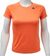 Adidas D2M Tee Lose BS1921, Vrouwen, Oranje, T-shirt maat: XS