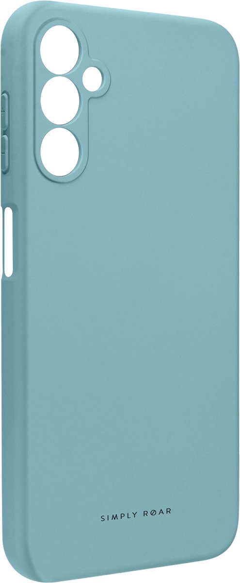 Roar Space hoesje voor Galaxy A14 4G/5G flexibel elegant soft touch blauw