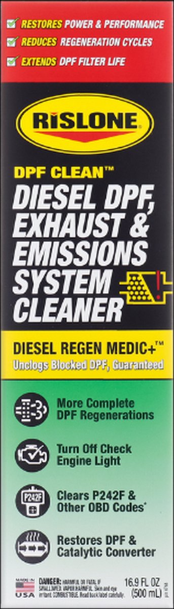 Rislone Diesel DPF, Uitlaat- emissiereiniger Compleet