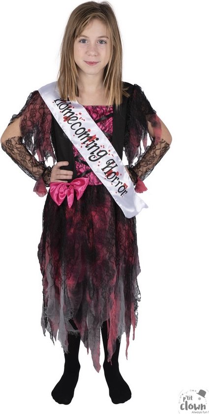 Meisjes Halloween pakje Prom Queen Zombie Maat 110-120
