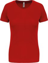 Damessportshirt 'Proact' met ronde hals Red - XL