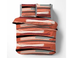 Dekbedovertrek 100% Katoen Premium - 240 x 220cm - Declic Rouille