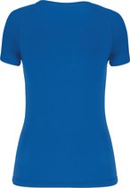 Damesportshirt 'Proact' met V-hals Royal Blue - XXL