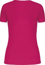 Damesportshirt 'Proact' met V-hals Fuchsia - S